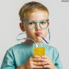 Drinking Straws Glasses Plastic 5Pcs Fun Glasses Straw Covers Cap Reusable Straws for Kids Glasses Straws Drinking Adult Party Fun Straws for Eye Glas