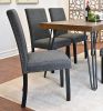 Amisos 5-Piece Dining Set, Hairpin Dining Table with 4 Chairs, 3 Color Options